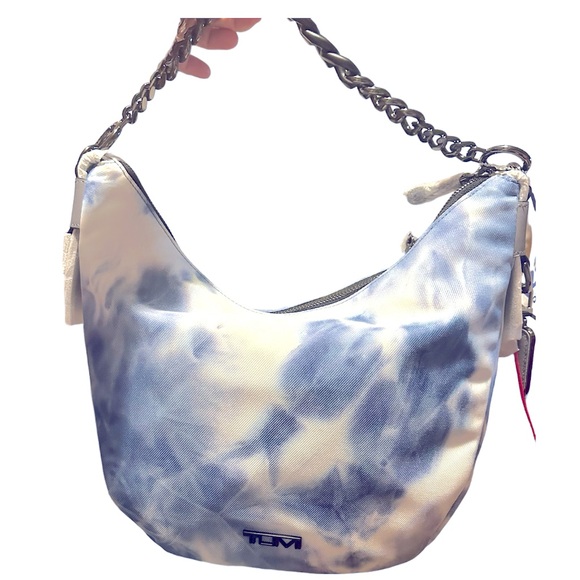 Voyageur Davenay denim Tie Dyed Crossbody Bag - Picture 5 of 6